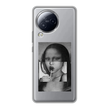 Силиконовый чехол на Xiaomi Civi 3 с принтом Мона Лиза