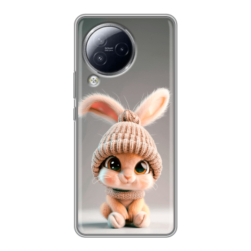 Силиконовый чехол на Xiaomi Civi 3 с принтом Кролик