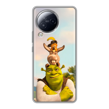 Силиконовый чехол на Xiaomi Civi 3 с принтом Шрек Shrek Силиконовый чехол на Xiaomi Civi 3 с принтом Шрек Shrek