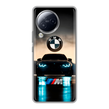 Силиконовый чехол на Xiaomi Civi 3 с принтом БМВ BMW