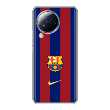 Силиконовый чехол на Xiaomi Civi 3 с принтом Барселона Barcelona