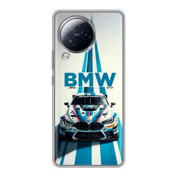 Силиконовый чехол на Xiaomi Civi 3 с принтом БМВ BMW Силиконовый чехол на Xiaomi Civi 3 с принтом БМВ BMW
