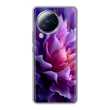 Силиконовый чехол на Xiaomi Civi 3 с принтом женский цветы