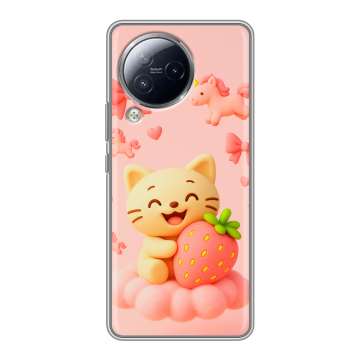Силиконовый чехол на Xiaomi Civi 3 с принтом для девочек