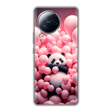 Силиконовый чехол на Xiaomi Civi 3 с принтом Панда