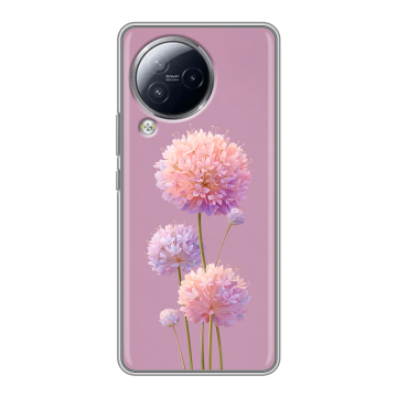 Силиконовый чехол на Xiaomi Civi 3 с принтом Цветы Силиконовый чехол на Xiaomi Civi 3 с принтом Цветы
