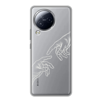 Силиконовый чехол на Xiaomi Civi 3 с принтом Сотворение мира Силиконовый чехол на Xiaomi Civi 3 с принтом Сотворение мира