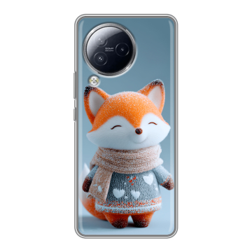 Силиконовый чехол на Xiaomi Civi 3 с принтом Лиса Силиконовый чехол на Xiaomi Civi 3 с принтом Лиса