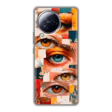 Силиконовый чехол на Xiaomi Civi 3 с принтом Модный принт Силиконовый чехол на Xiaomi Civi 3 с принтом Модный принт