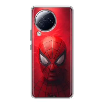 Силиконовый чехол на Xiaomi Civi 3 с принтом Spiderman Человек паук