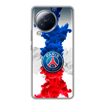 Силиконовый чехол на Xiaomi Civi 3 с принтом PSG ПСЖ Силиконовый чехол на Xiaomi Civi 3 с принтом PSG ПСЖ