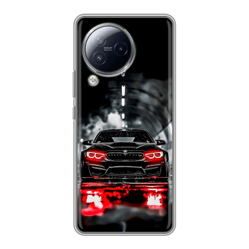 Силиконовый чехол на Xiaomi Civi 3 с принтом BMW БМВ