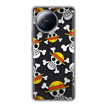Силиконовый чехол на Xiaomi Civi 3 с принтом One Piece Ван Пис Силиконовый чехол на Xiaomi Civi 3 с принтом One Piece Ван Пис