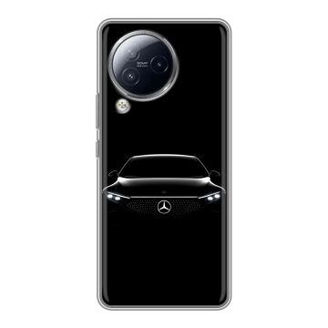 Силиконовый чехол на Xiaomi Civi 3 с принтом Mercedes Мерседес