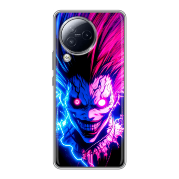 Силиконовый чехол на Xiaomi Civi 3 с принтом Death note Тетрадь смерти Силиконовый чехол на Xiaomi Civi 3 с принтом Death note Тетрадь смерти