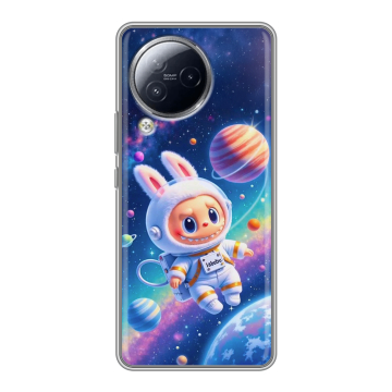 Силиконовый чехол на Xiaomi Civi 3 с принтом Labubu Лабубу