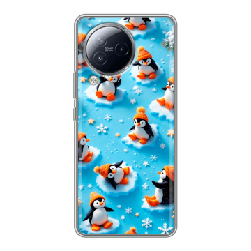 Силиконовый чехол на Xiaomi Civi 3 с принтом Новый год Силиконовый чехол на Xiaomi Civi 3 с принтом Новый год