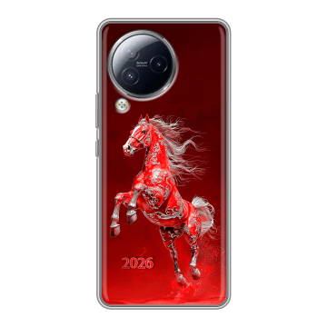 Силиконовый чехол на Xiaomi Civi 3 с принтом Новый год Силиконовый чехол на Xiaomi Civi 3 с принтом Новый год