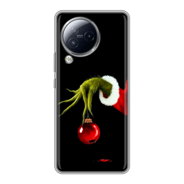 Силиконовый чехол на Xiaomi Civi 3 с принтом Новый год Гринч Силиконовый чехол на Xiaomi Civi 3 с принтом Новый год Гринч