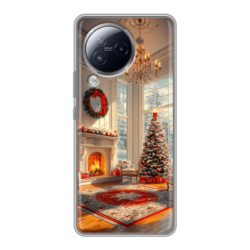 Силиконовый чехол на Xiaomi Civi 3 с принтом Новый год Силиконовый чехол на Xiaomi Civi 3 с принтом Новый год