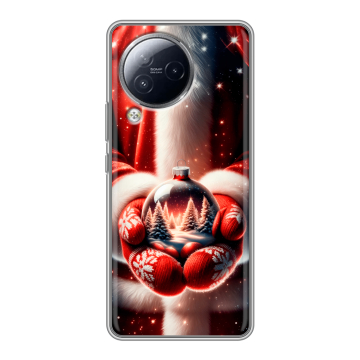 Силиконовый чехол на Xiaomi Civi 3 с принтом Новый год Силиконовый чехол на Xiaomi Civi 3 с принтом Новый год