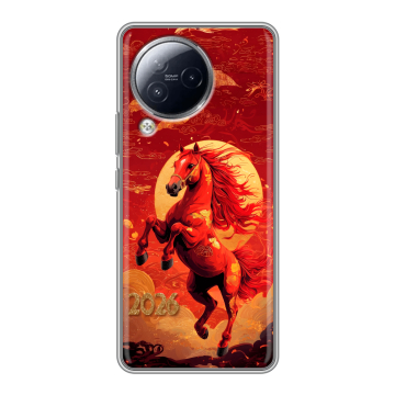 Силиконовый чехол на Xiaomi Civi 3 с принтом Новый год Силиконовый чехол на Xiaomi Civi 3 с принтом Новый год