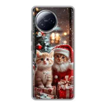 Силиконовый чехол на Xiaomi Civi 3 с принтом Новый год Силиконовый чехол на Xiaomi Civi 3 с принтом Новый год