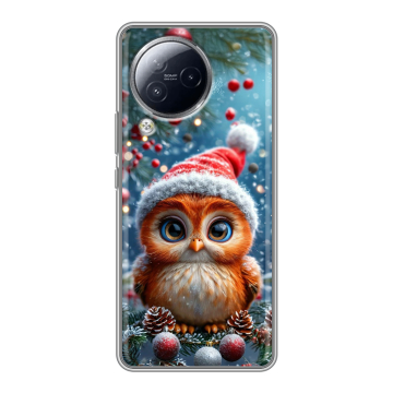 Силиконовый чехол на Xiaomi Civi 3 с принтом Новый год Силиконовый чехол на Xiaomi Civi 3 с принтом Новый год