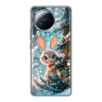 Силиконовый чехол на Xiaomi Civi 3 с принтом Новый год Силиконовый чехол на Xiaomi Civi 3 с принтом Новый год
