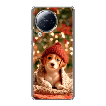 Силиконовый чехол на Xiaomi Civi 3 с принтом Новый год Силиконовый чехол на Xiaomi Civi 3 с принтом Новый год