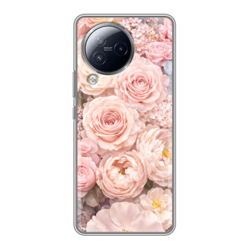 Силиконовый чехол на Xiaomi Civi 3 с принтом женский
