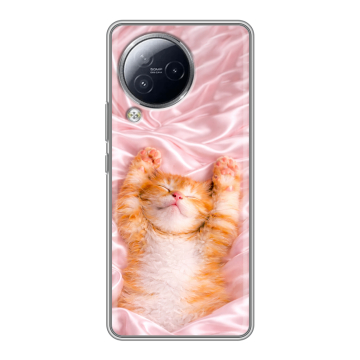 Силиконовый чехол на Xiaomi Civi 3 с принтом женский
