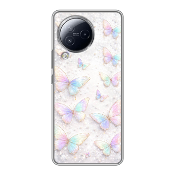 Силиконовый чехол на Xiaomi Civi 3 с принтом женский