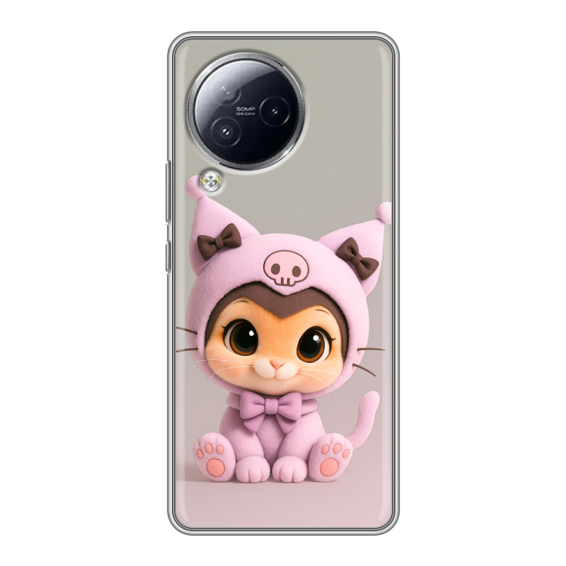 Силиконовый чехол на Xiaomi Civi 3 с принтом Куроми Kuromi Силиконовый чехол на Xiaomi Civi 3 с принтом Куроми Kuromi