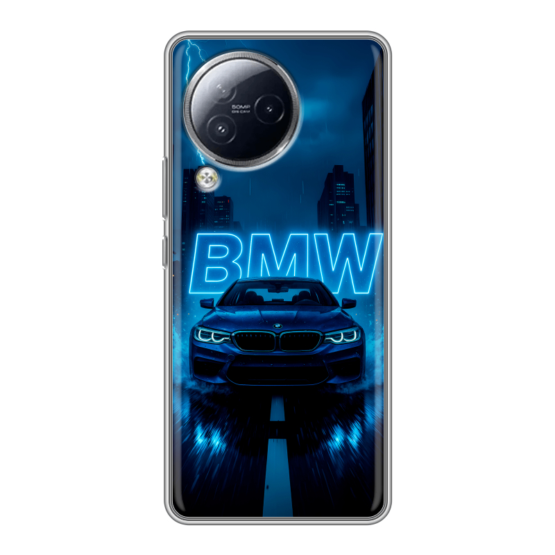 Силиконовый чехол на Xiaomi Civi 3 с принтом BMW БМВ Силиконовый чехол на Xiaomi Civi 3 с принтом BMW БМВ