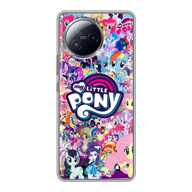 Силиконовый чехол на Xiaomi Civi 3 с принтом My little pony Дружба чудо Силиконовый чехол на Xiaomi Civi 3 с принтом My little pony Дружба чудо