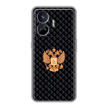 Силиконовый чехол на Realme GT Neo 5 SE с принтом Герб России принт