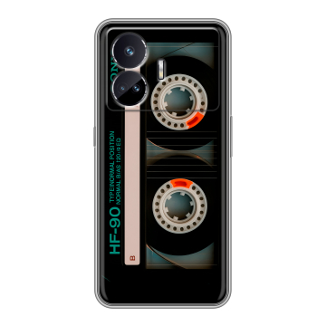 Силиконовый чехол на Realme GT Neo 5 SE с принтом Кассета