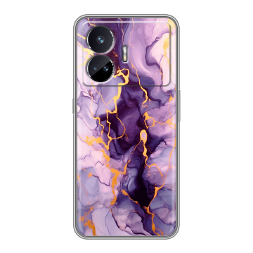 Силиконовый чехол на Realme GT Neo 5 SE с принтом Мрамор