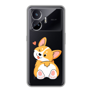 Силиконовый чехол на Realme GT Neo 5 SE с принтом Корги