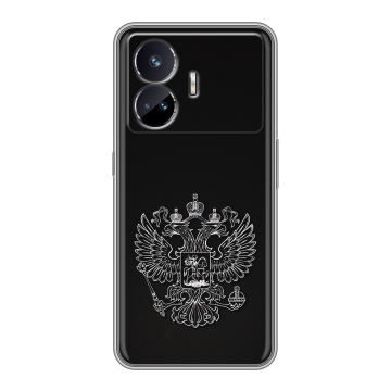 Силиконовый чехол на Realme GT Neo 5 SE с принтом Герб России