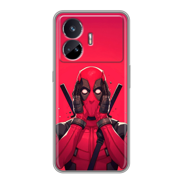 Силиконовый чехол на Realme GT Neo 5 SE с принтом Дедпул Deadpool