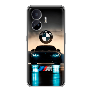 Силиконовый чехол на Realme GT Neo 5 SE с принтом БМВ BMW