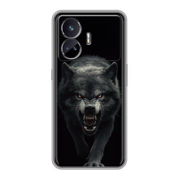 Силиконовый чехол на Realme GT Neo 5 SE с принтом Волк