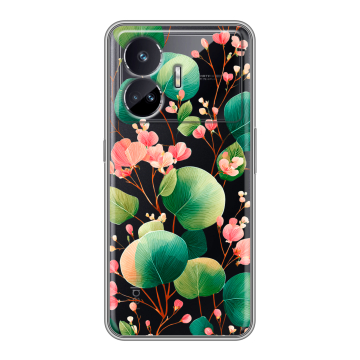Силиконовый чехол на Realme GT Neo 5 SE с принтом женский Силиконовый чехол на Realme GT Neo 5 SE с принтом женский