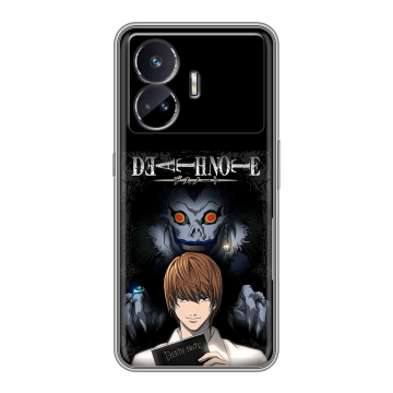 Силиконовый чехол на Realme GT Neo 5 SE с принтом Death note Тетрадь смерти Силиконовый чехол на Realme GT Neo 5 SE с принтом Death note Тетрадь смерти