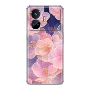 Силиконовый чехол на Realme GT Neo 5 SE с принтом женский Силиконовый чехол на Realme GT Neo 5 SE с принтом женский
