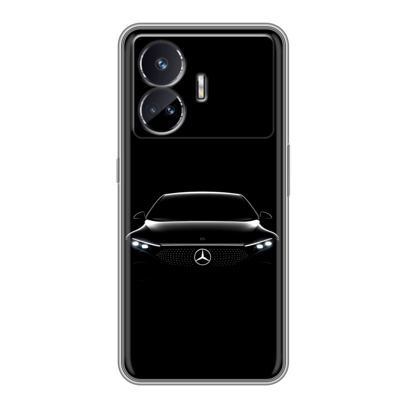 Силиконовый чехол на Realme GT Neo 5 SE с принтом Mercedes Мерседес Силиконовый чехол на Realme GT Neo 5 SE с принтом Mercedes Мерседес