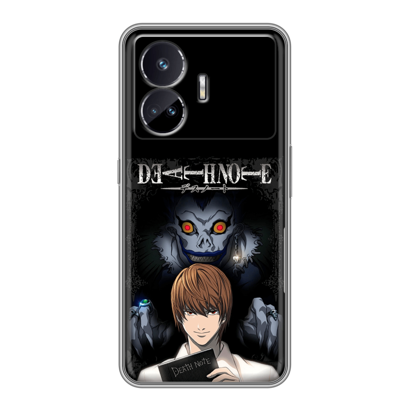 Силиконовый чехол на Realme GT Neo 5 SE с принтом Death note Тетрадь смерти Силиконовый чехол на Realme GT Neo 5 SE с принтом Death note Тетрадь смерти