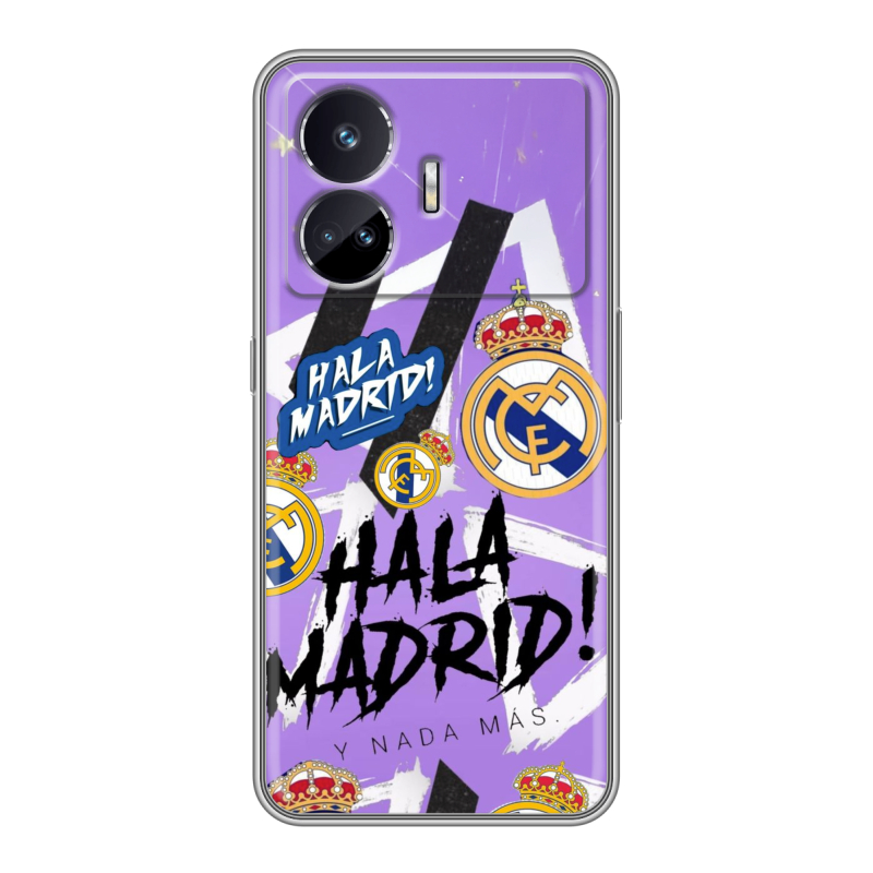 Силиконовый чехол на Realme GT Neo 5 SE с принтом Real Madrid Реал Мадрид Силиконовый чехол на Realme GT Neo 5 SE с принтом Real Madrid Реал Мадрид